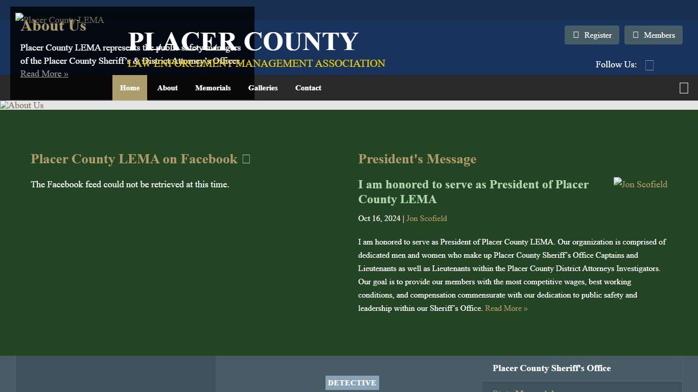 Placer County Law Enforcement Management Association